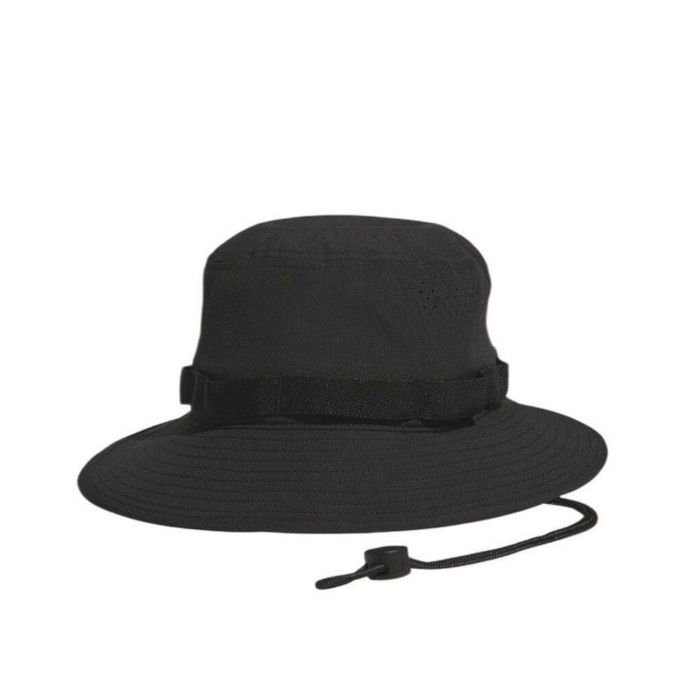 ADIDAS Men’s UPF 50 Victory 4 Bucket Hat Aeroready Drawstring Cap Black L/XL NEW
